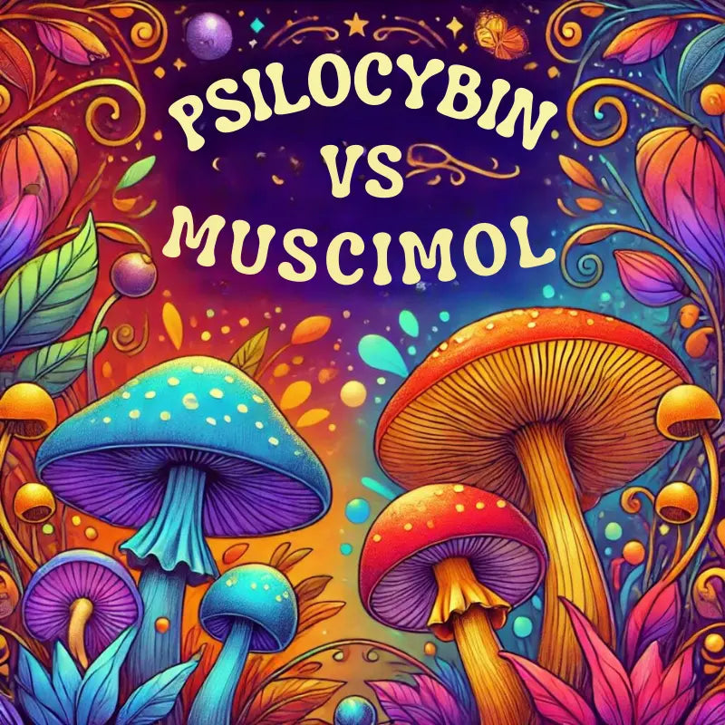 Muscimol vs. Psilocybin – Was sind die Unterschiede?