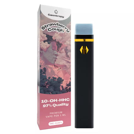 Canntropy 10-OH-HHC Vape Pen | Strawberry Cough - 1ml Vape Brands of Hemp