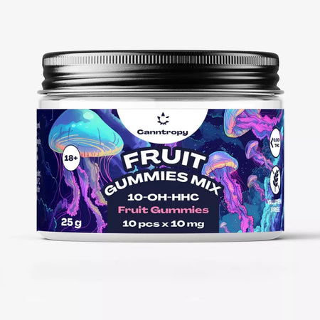 Canntropy 10-OH-HHC Fruchtgummis Mix | 10x10 mg Gummibärchen Brands of Hemp