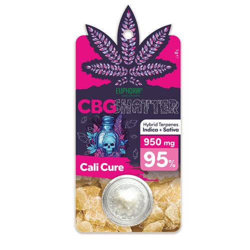 CBG Shatter | Cali Cure | 95 % CBG - Euphoria - Jay-Tea