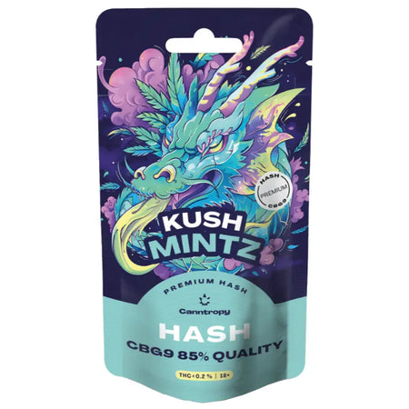 Canntropy CBG9 Hasch | Kush Mintz - 85% Hasch Brands of Hemp 1g