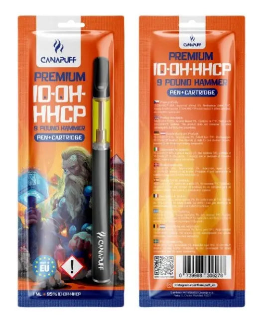 Canapuff 10-OH-HHCP Vape Set | 9 Pound Hammer - 1ml Canapuff