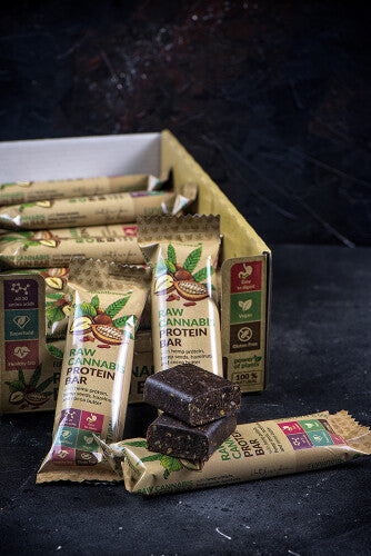 Cannabis-Proteinriegel mit Kakao & Haselnuss - Euphoria - Jay-Tea