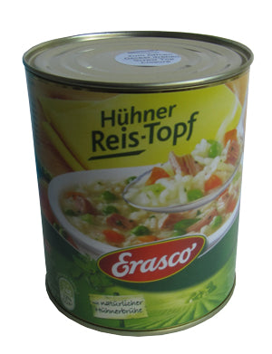 Dosensafe Erasco Hühner-Reis-Topf
