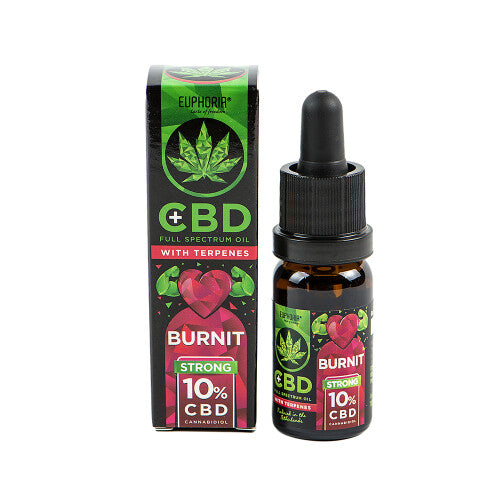 Vollspektrum CBD Öl mit natürlichen Terpenen | 10 % CBD - Euphoria - Jay-Tea