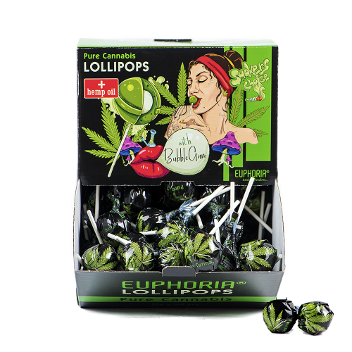 Lollipop mit Kaugummi | Big Pack - Euphoria - Jay-Tea
