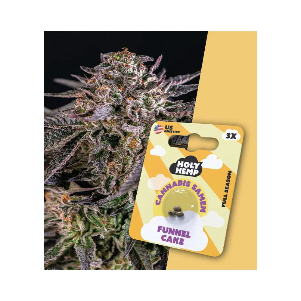 Full Season THC Cannabissamen - Funnel Cake - 3 Samen Hanfsamen HOLY HEMP