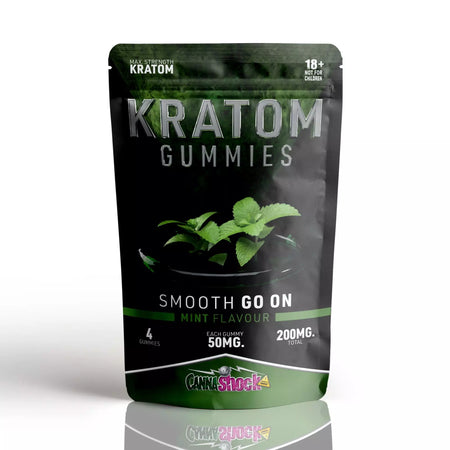 Kratom Gummies - Smooth Go On | Minze - 200mg Gummibärchen Cannashock BV