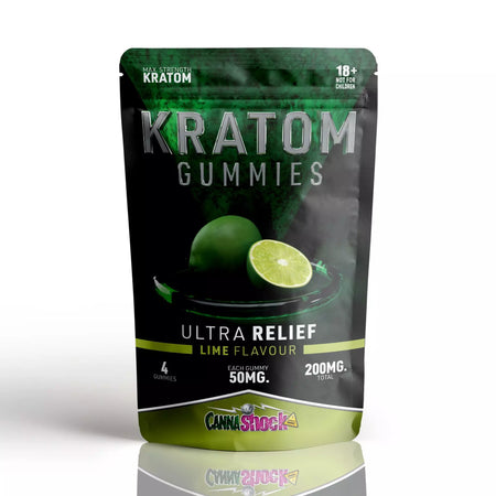 Kratom Gummies - Ultra Relief | Limette - 200mg Gummibärchen Cannashock BV