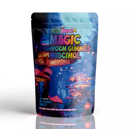 Magic Mushroom Muscimol Gummies | Süß - 5mg pro Stk. Gummibärchen Cannashock BV 2 Stück