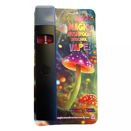 Magic Mushroom Muscimol Einweg-Vape Pen | Strawberry - 1ml Vape Cannashock BV