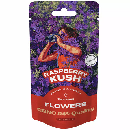 Canntropy CBNO Blüten | Raspberry Kush - 94% Brands of Hemp