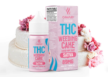 Canapuff THC Liquid | Wedding Cake - 30ml Canapuff