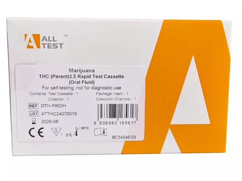 All Test THC Speichel Schnelltest zur Selbstandwendung | positiv ab 3,5 ng/ml All Test