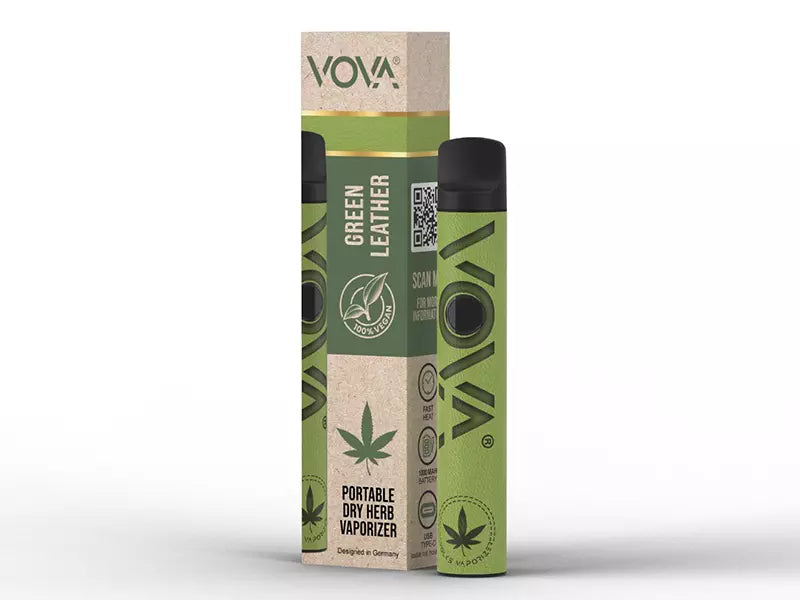 Vova Vaporizer | Green Leather Vova