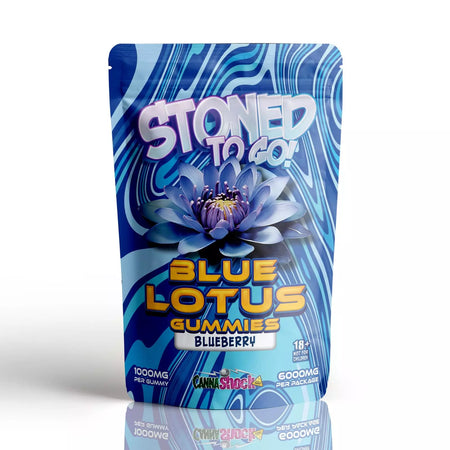 Blauer Lotus "Stoned To Go" Gummies | Blaubeere - 6 Stk. Gummibärchen Cannashock BV