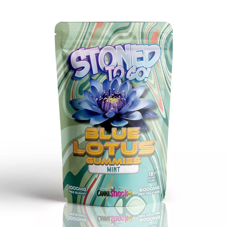 Blauer Lotus "Stoned To Go" Gummies | Minze - 6 Stk. Gummibärchen Cannashock BV