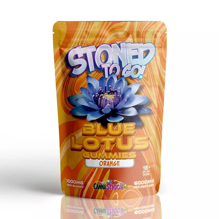 Blauer Lotus "Stoned To Go" Gummies | Orange - 6 Stk. Gummibärchen Cannashock BV