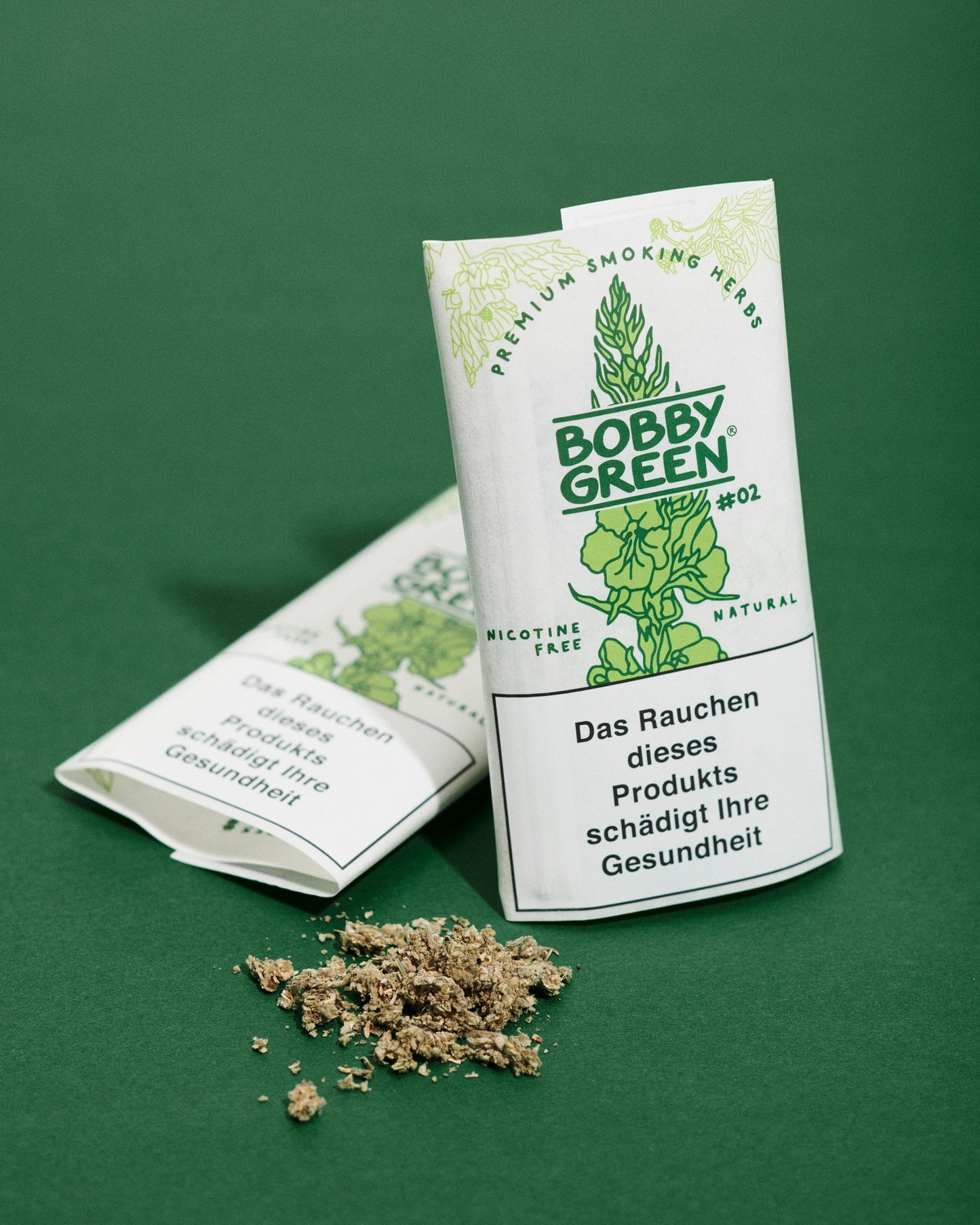 Bobby Green #2 weiß | Smoking Herbs mit Damiana - 20g