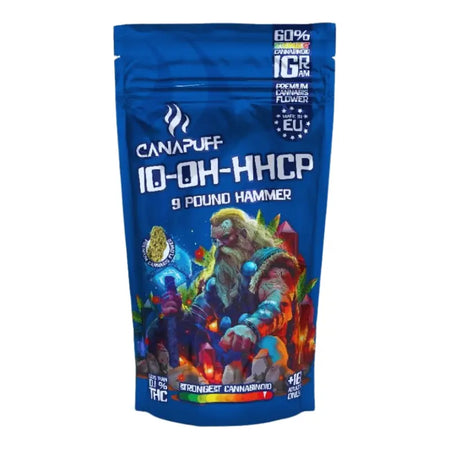 Canapuff 10-OH-HHCP Blüten | 9 Pound Hammer - 60% Blüten Canapuff