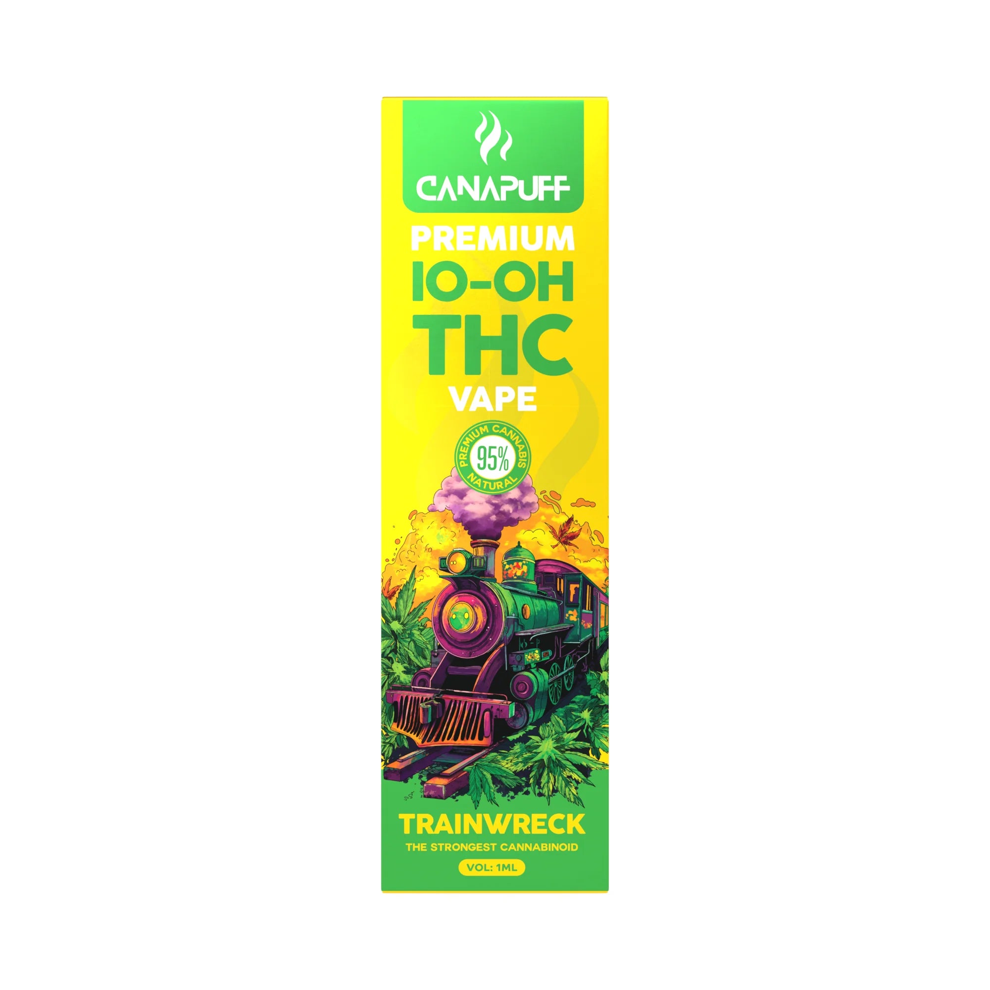 Canapuff 10-OH-THC Vape - Einweg-Vape | Trainwreck - 95% - 1ml