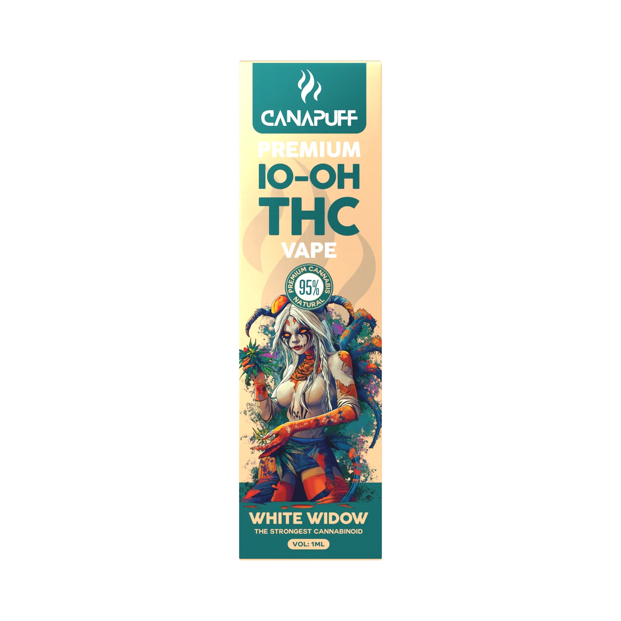 Canapuff 10-OH-THC Vape - Einweg-Vape | White Widow - 95% - 1ml