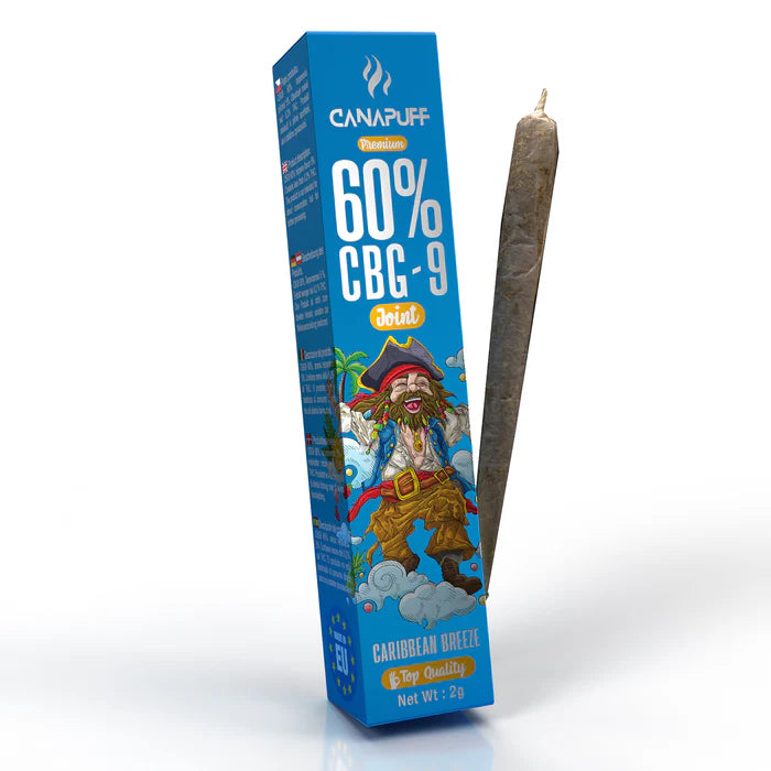 CBG9 Preroll Joint | Caribbean Breeze - 2g - 60% Preroll Canapuff