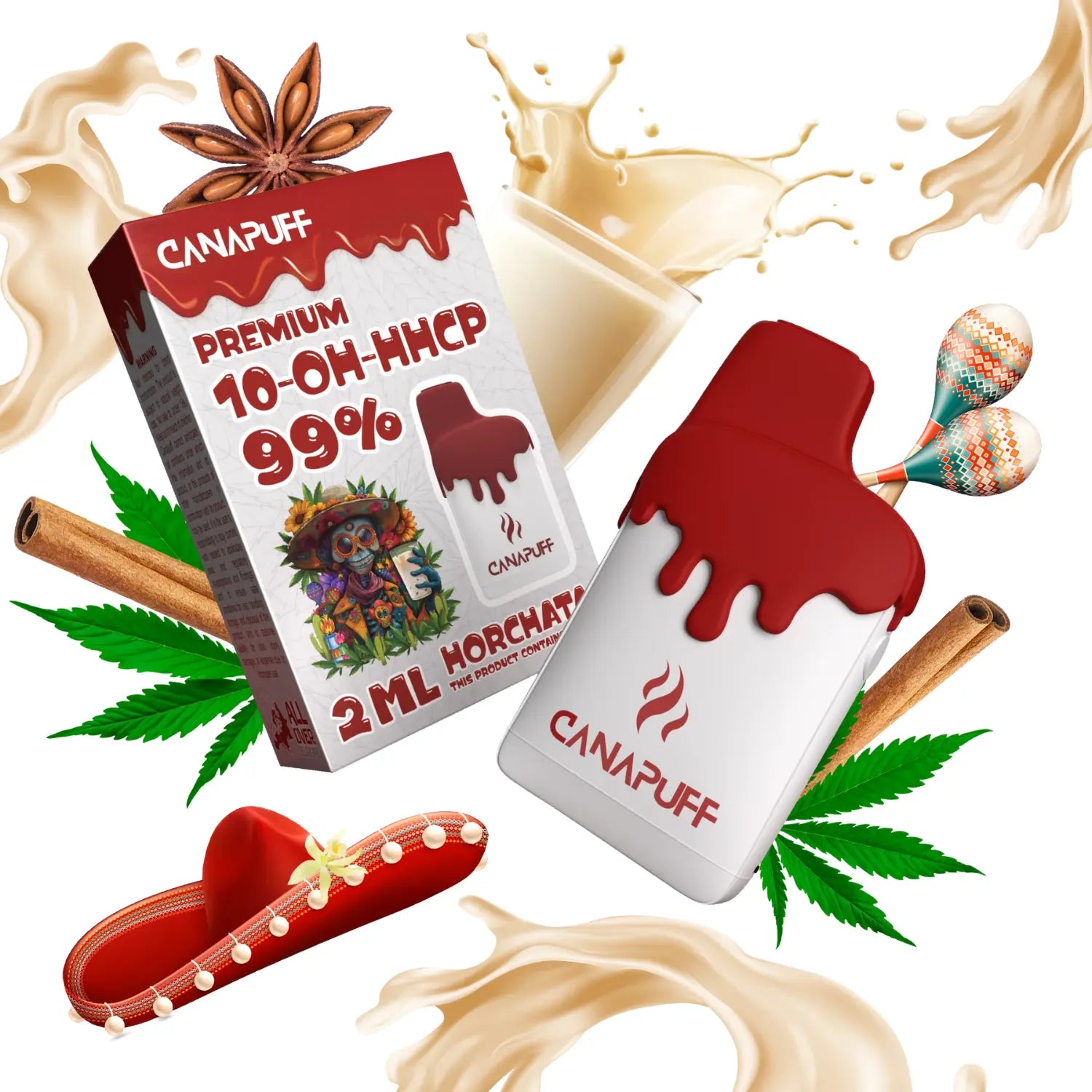 Canapuff 10-OH-HHCP Vape - Einweg-Vape | GSC (Girl Scout Cookies) - 99% - 2ml