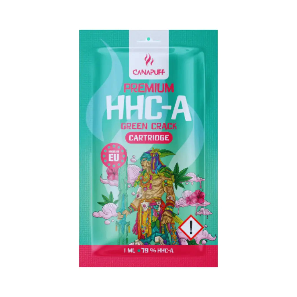 Canapuff HHC-A Kartusche | Green Crack - 79% - 1ml Ersatzkartuschen Canapuff
