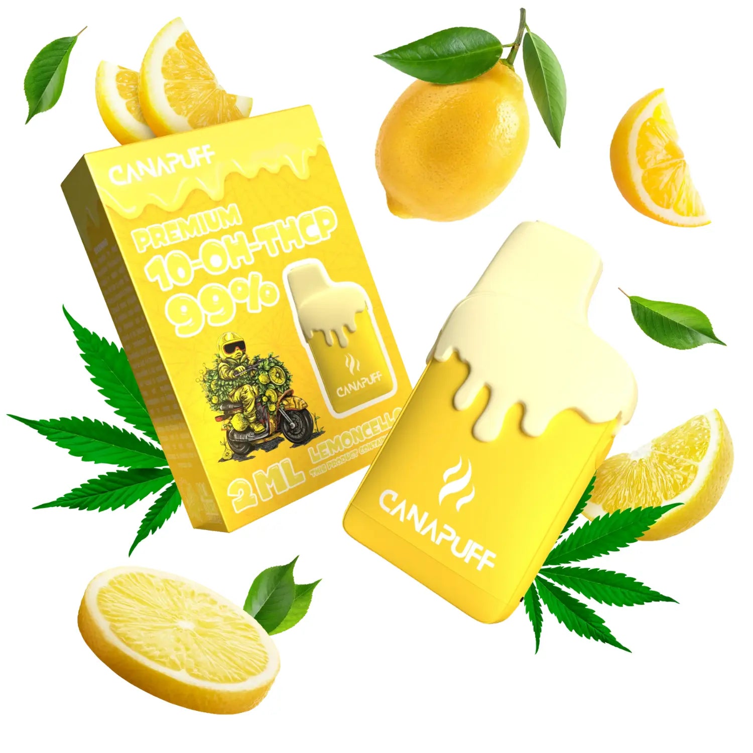 Canapuff 10-OH-THCP Vape - Einweg-Vape | Lemoncello - 99% - 2ml
