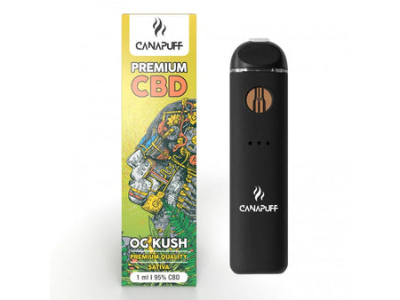 Canapuff CBD Vape - Premium Einweg-Vape | OG Kush - 95% - 1ml Vape Canapuff