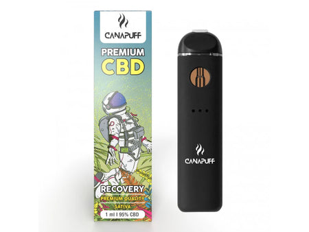 Canapuff CBD Vape - Premium Einweg-Vape | Recovery - 95% - 1ml Vape Canapuff