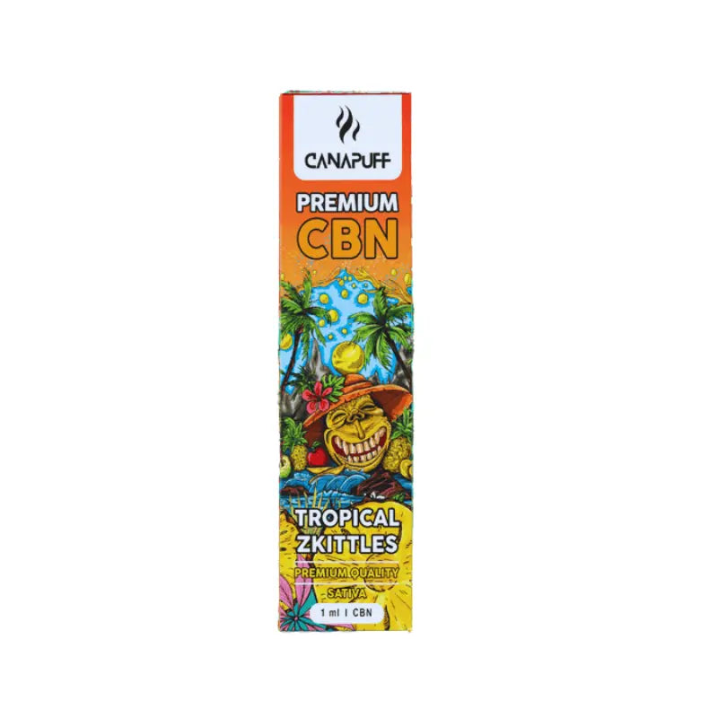 Canapuff CBN Vape - Premium Einweg-Vape | Tropical Zkittles - 89% - 1ml Vape Canapuff