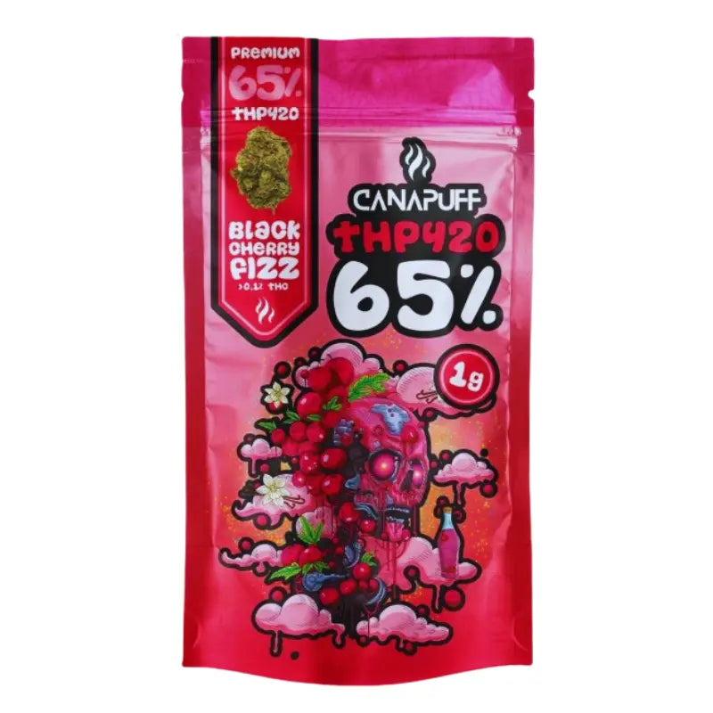 Canapuff THP420 Blüten | Black Cherry Fizz - 65% Blüten Canapuff