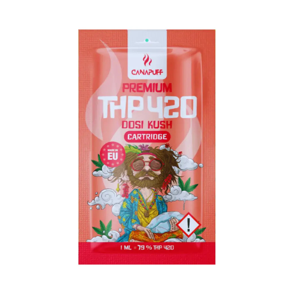 Canapuff THP420 Kartusche | Dosi Kush - 79% - 1ml Ersatzkartuschen Canapuff