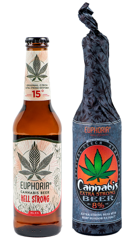 Cannabis Bier mit natürlichem Hanfblütenextrakt - Euphoria - Jay-Tea