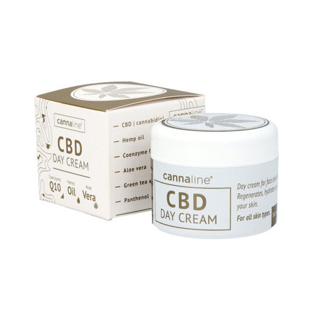 CBD Tagescreme mit Coenzym Q10 und Hanföl | 50 ml Creme cannaline