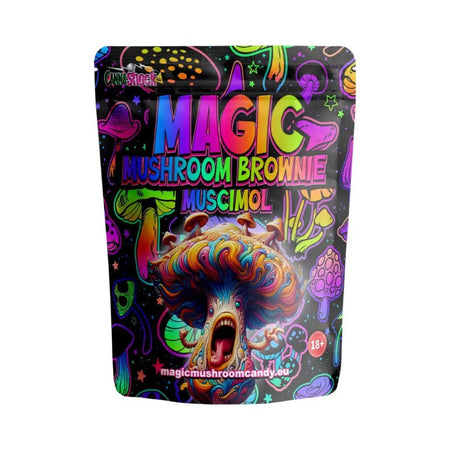 Magic Mushroom Brownie Muscimol | 25 mg Muscimol-Extrakt - 80g Brownie Cannashock BV