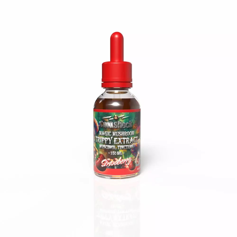 Magic Mushroom Trippy Extract Muscimol | Erdbeere - 150mg Extrakt Cannashock BV