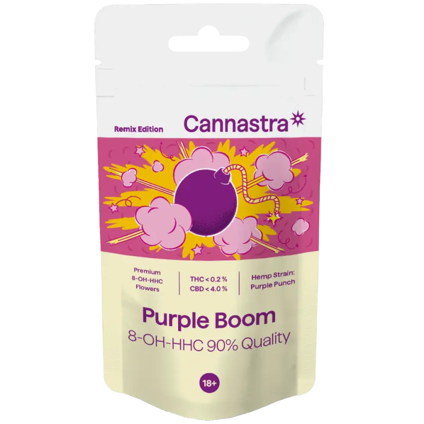 Cannastra 8-OH-HHC Blüten Premium | Purple Boom Blüten Cannastra