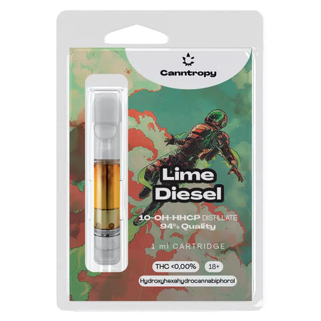 Canntropy 10-OH-HHCP Kartusche | Lime Diesel - 1ml Ersatzkartuschen Brands of Hemp