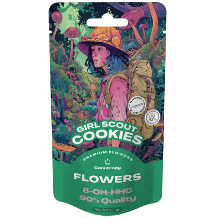 Canntropy 8-OH-HHC Blüten Premium | Girl Scout Cookies Blüten Brands of Hemp