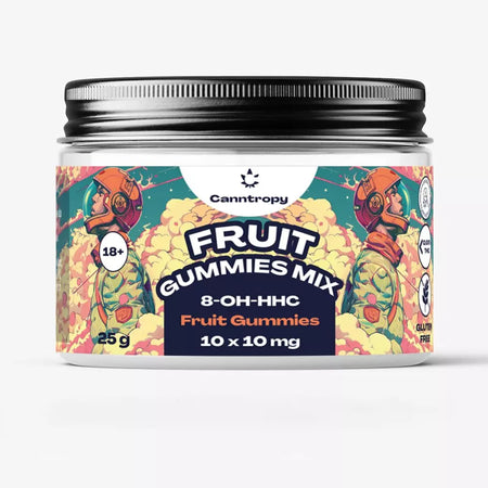 Canntropy 8-OH-HHC Gummies | Fruchtmix - 10x10mg Gummibärchen Brands of Hemp