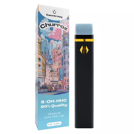 Canntropy 8-OH-HHC Vape Pen | Pen Churroz - 1ml Vape Brands of Hemp