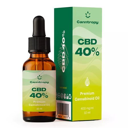 Canntropy CBD Premium Cannabinoid Öl | 40 % CBD - 10ml Brands of Hemp 40 %