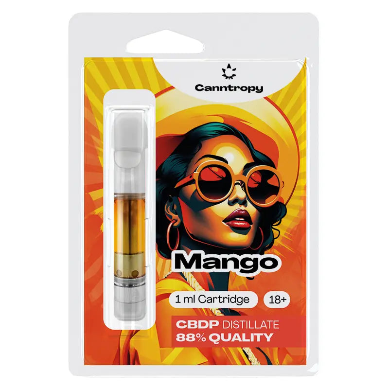 Canntropy 88% CBDP Kartusche | Mango - 1ml Vape Brands of Hemp