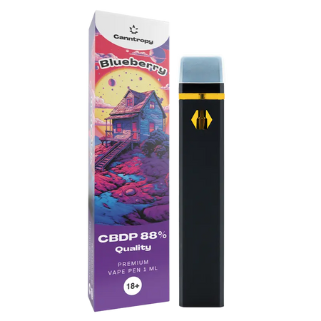 Canntropy 88% CBDP Vape Pen | Blueberry - 1ml Vape Brands of Hemp