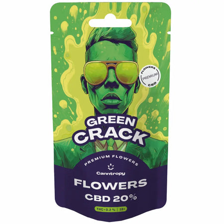 Canntropy Premium CBD Blüten | Green Crack - 20% CBD Blüten Brands of Hemp