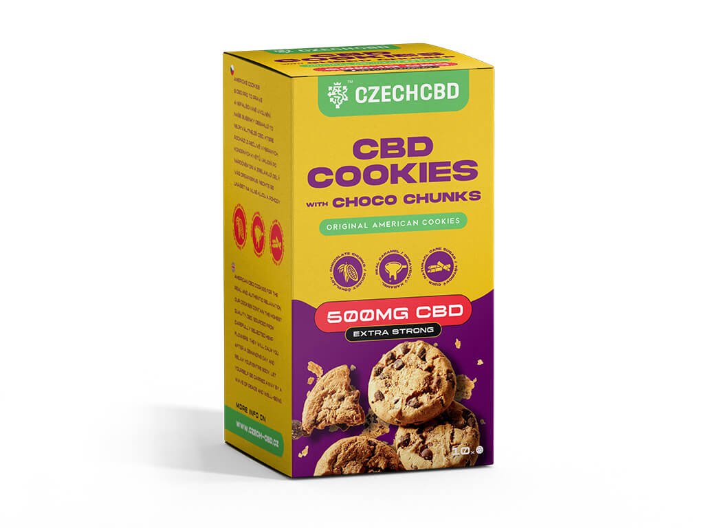 CBD Cookies mit Schokoladenstückchen | 200 - 500 mg CBD - czechcbd - Jay-Tea