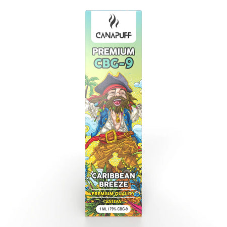 Canapuff CBG9 Vape - Premium Einweg-Vape | Caribbean Breeze - 79% - 1ml Vape Canapuff